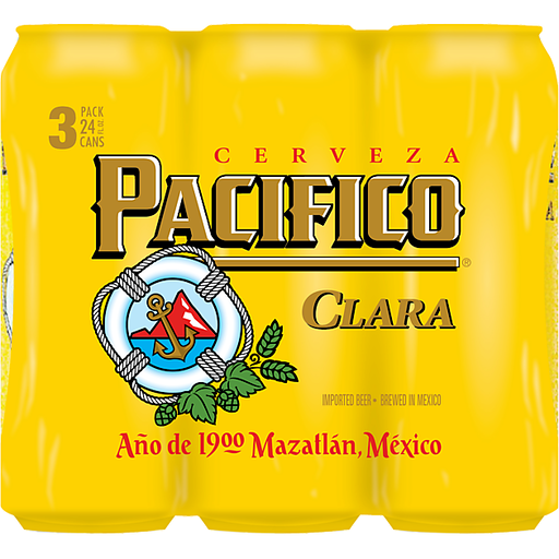 PACIFICO CLARA 3 PACK 24OZ CANS