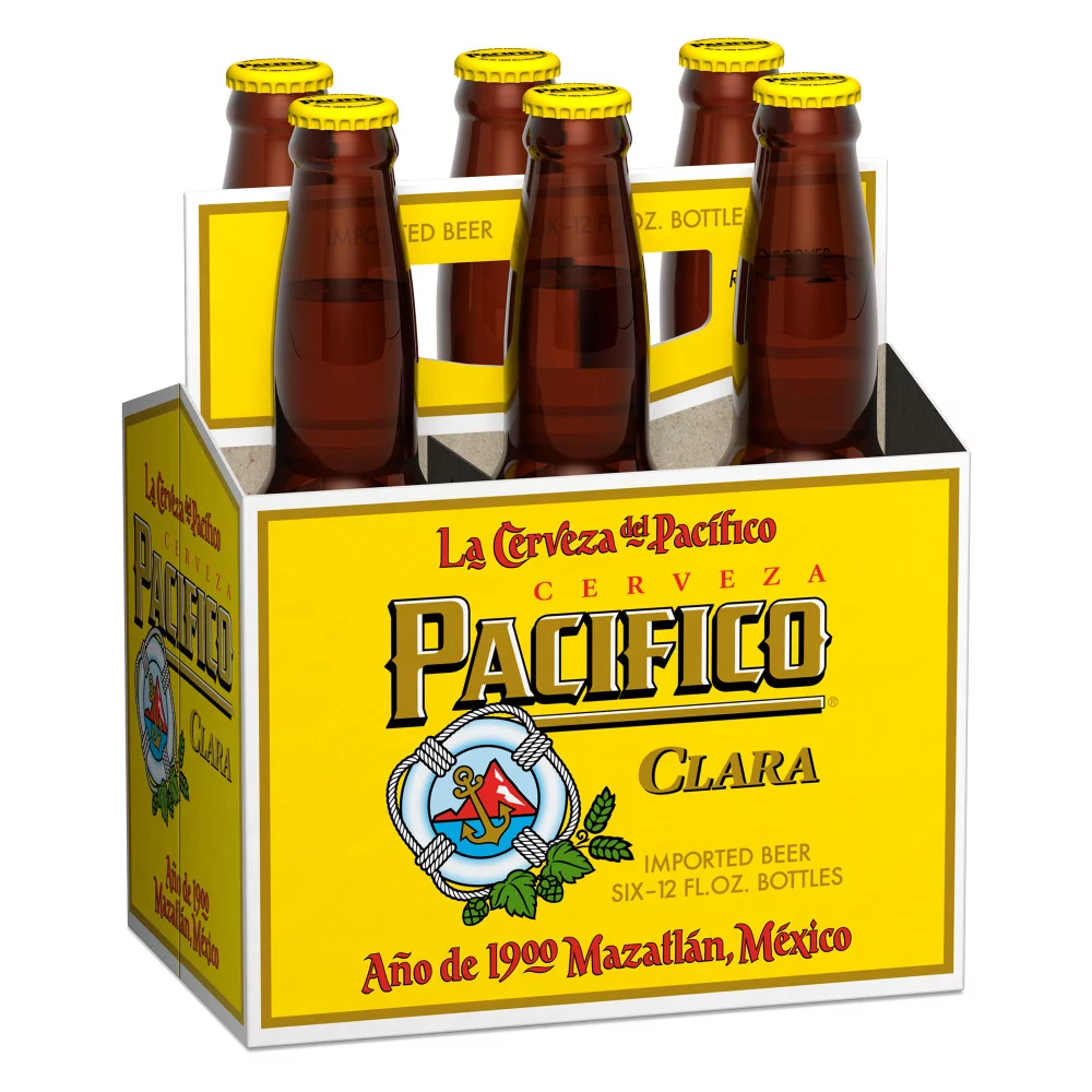 PACIFICO CLARA 12 OZ 6 PACK BOTTLES