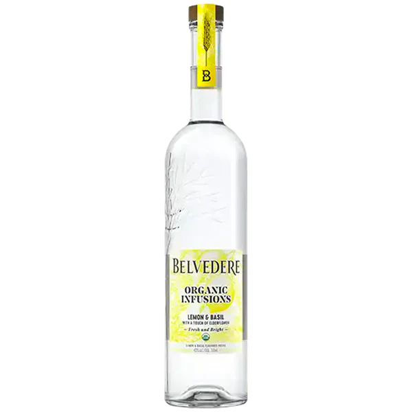 Belvedere Organic Infusions Lemon & Basil Vodka 750ml