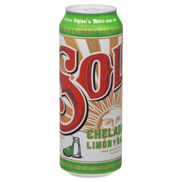 SOL CHELADA LIMON Y SAL 24OZ CAN