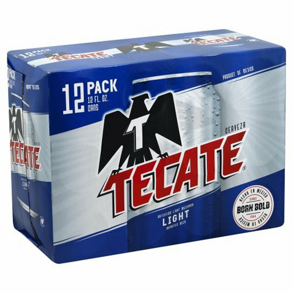 TECATE LIGHT 12OZ 12 PACK CANS