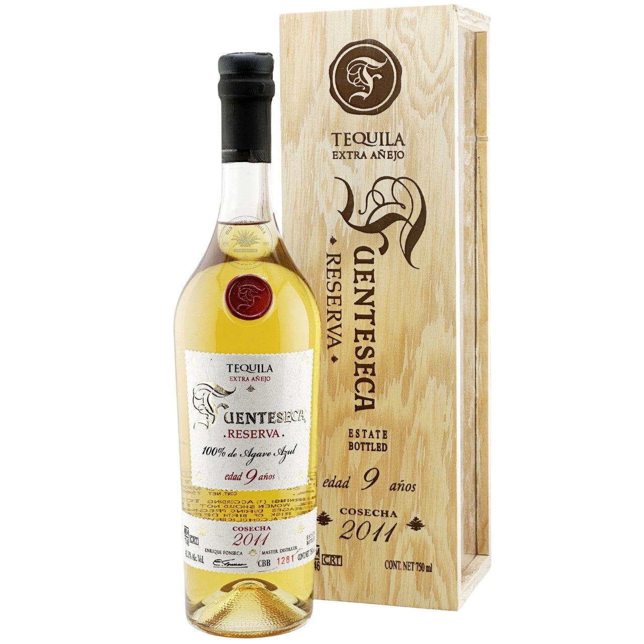 Fuenteseca Reserva Cosecha 2011 9 Year Extra Añejo Tequila 750ml