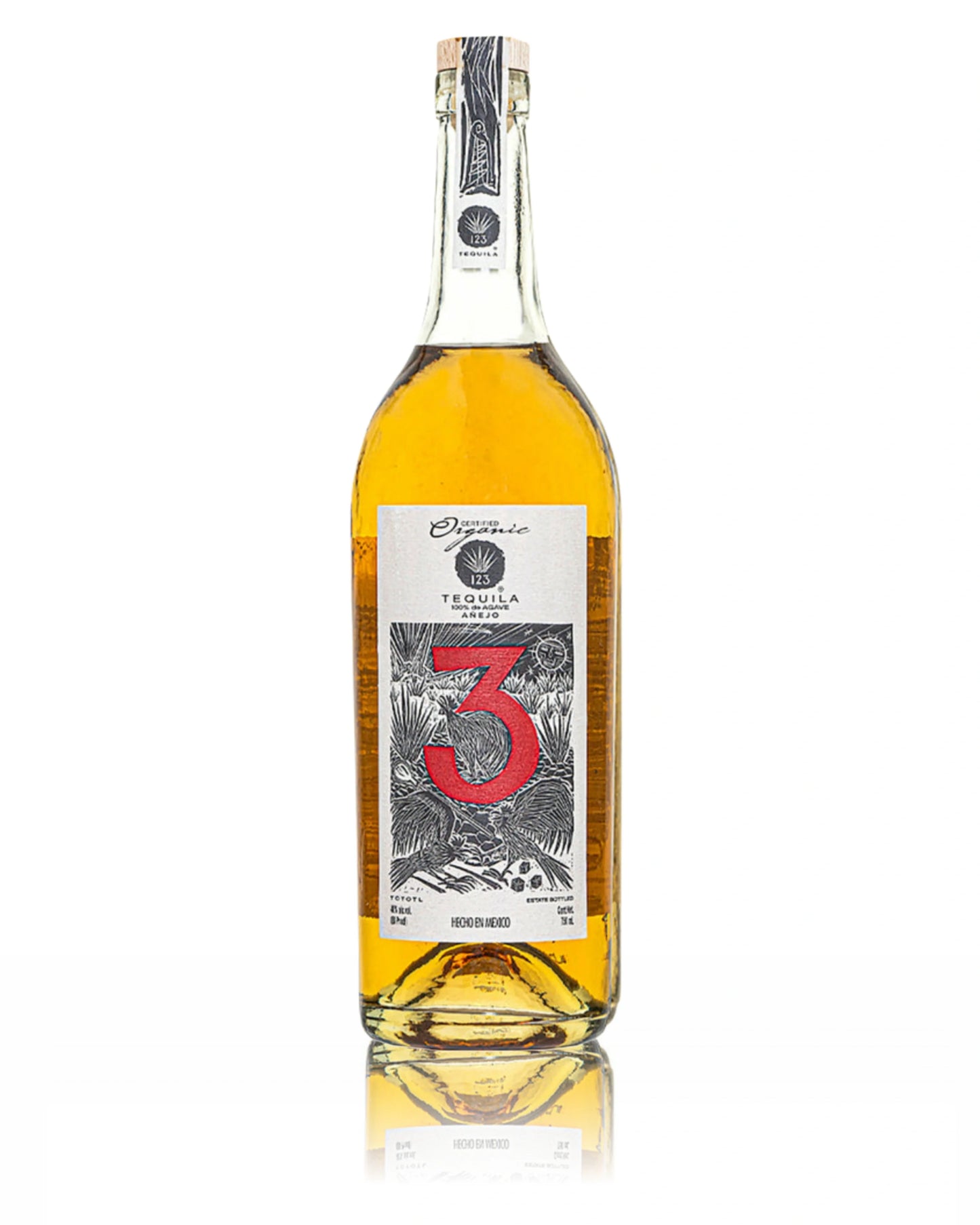 123 Tequila Tres 3 Anejo Tequila 750ml