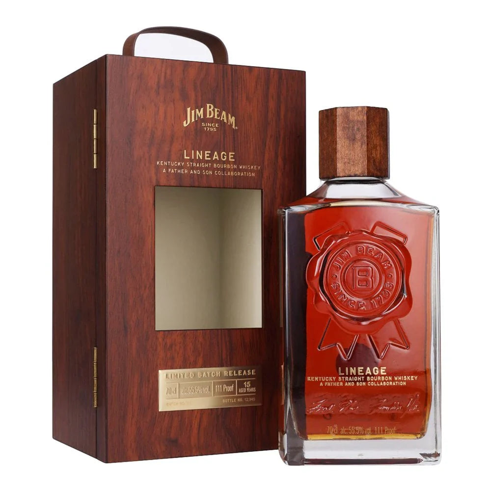Jim Beam Lineage 15 Year Old Limited Batch #1 Release Kentucky Straight Bourbon Whiskey