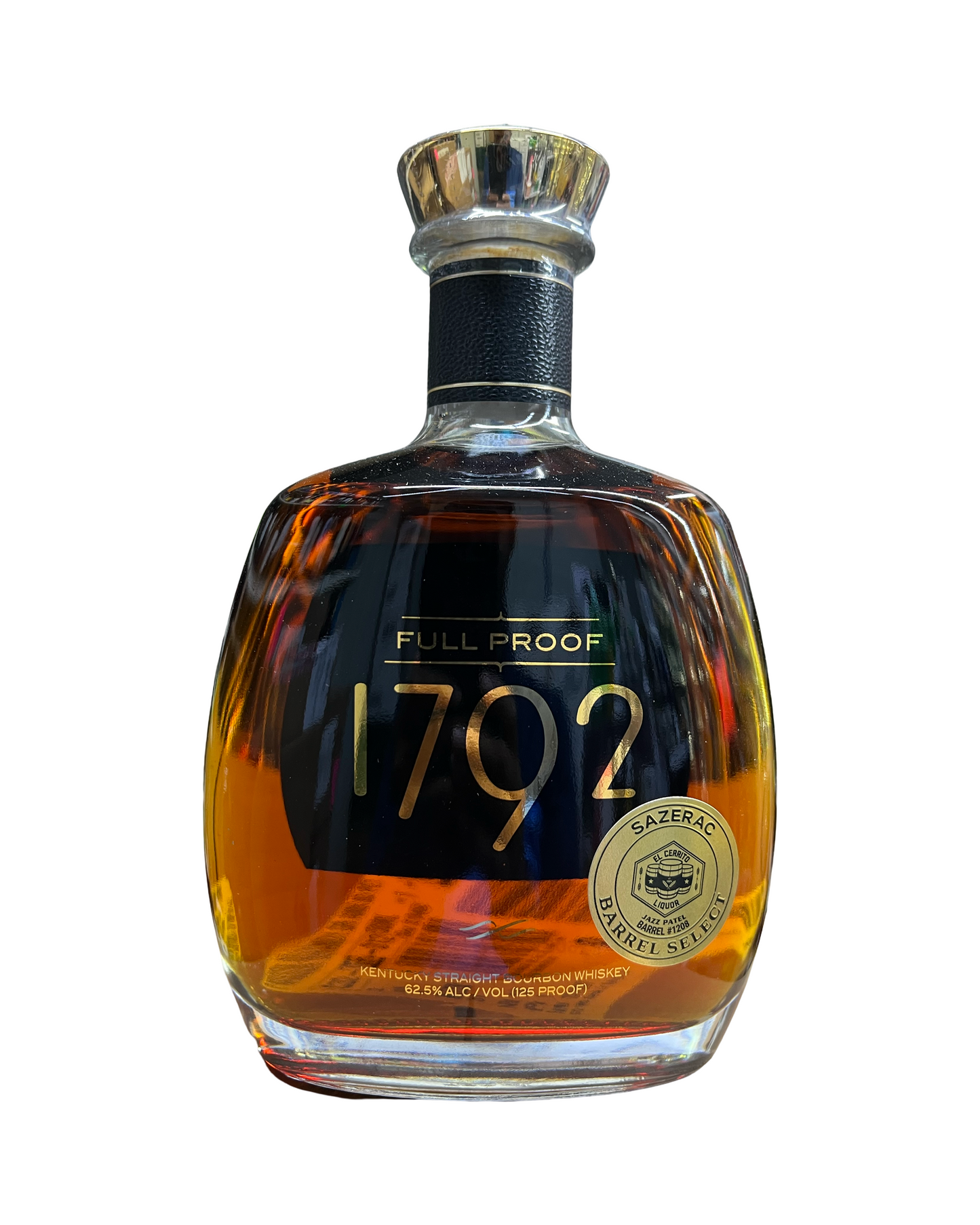 1792 Single Barrel El Cerrito Liquor Store Pick Kentucky Straight Bourbon Whiskey