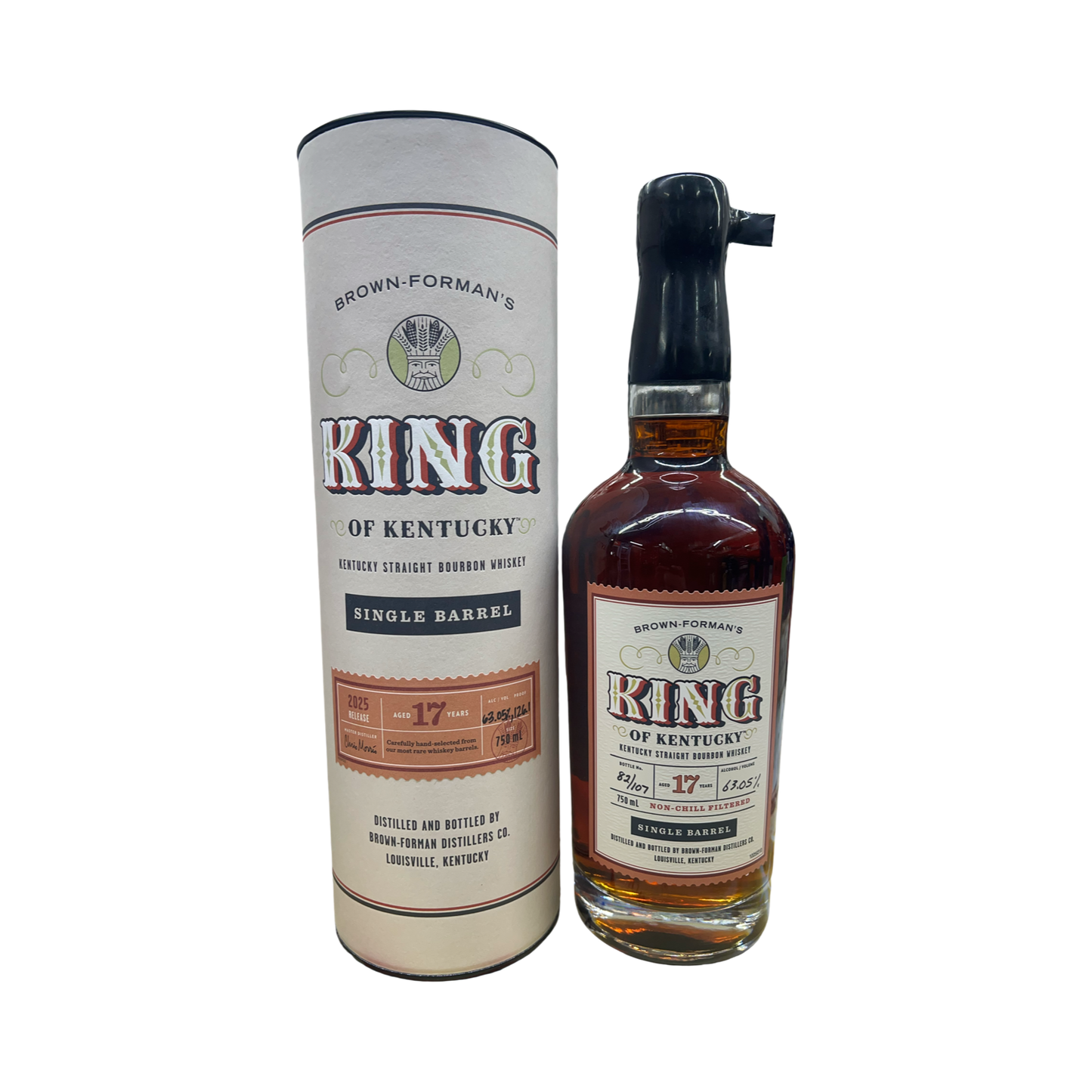 2025 Brown Forman's King Of Kentucky 17 Year Old Single Barrel Bourbon Whiskey