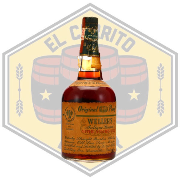 1964 Stitzel Weller Weller's Antique Reserve 9 Year Old Barrel Proof whiskey 750ml