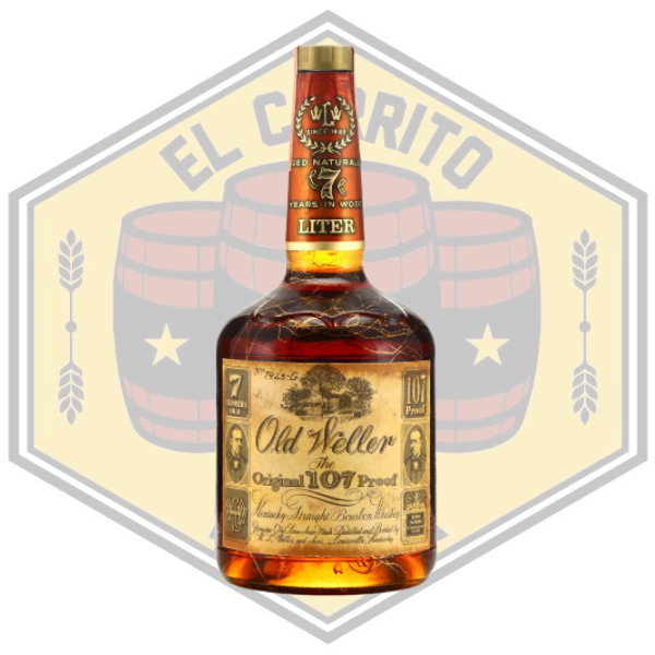 1982 Stitzel Weller Old Weller Original 107 Proof 7 Year Old Bourbon Whiskey 1Lt
