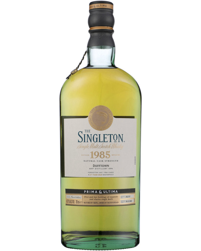 1985 Diageo Prima & Ultima The Singleton of Dufftown Single Malt Scotch Whisky 700ml