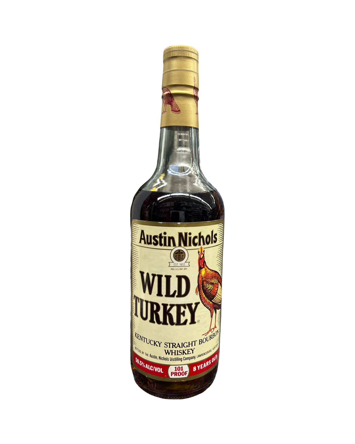 1992 Wild Turkey 8 Year Old Kentucky Straight Bourbon Whiskey 750ml