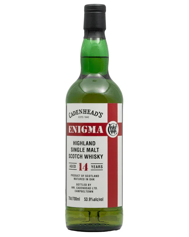 2009 Cadenhead's Enigma 14 Year Old Peated Highland Single Malt Scotch Whisky