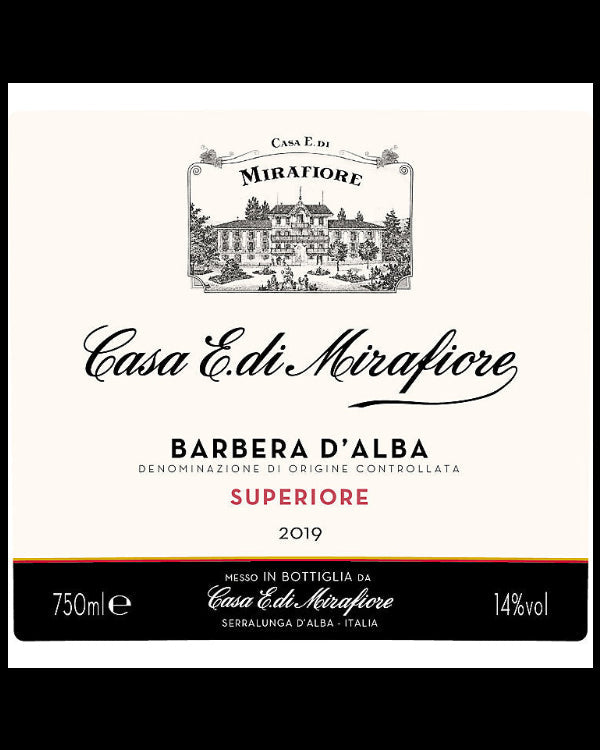 2016 Casa E. De Mirafiore Barbera d'Alba Superiore 750ml