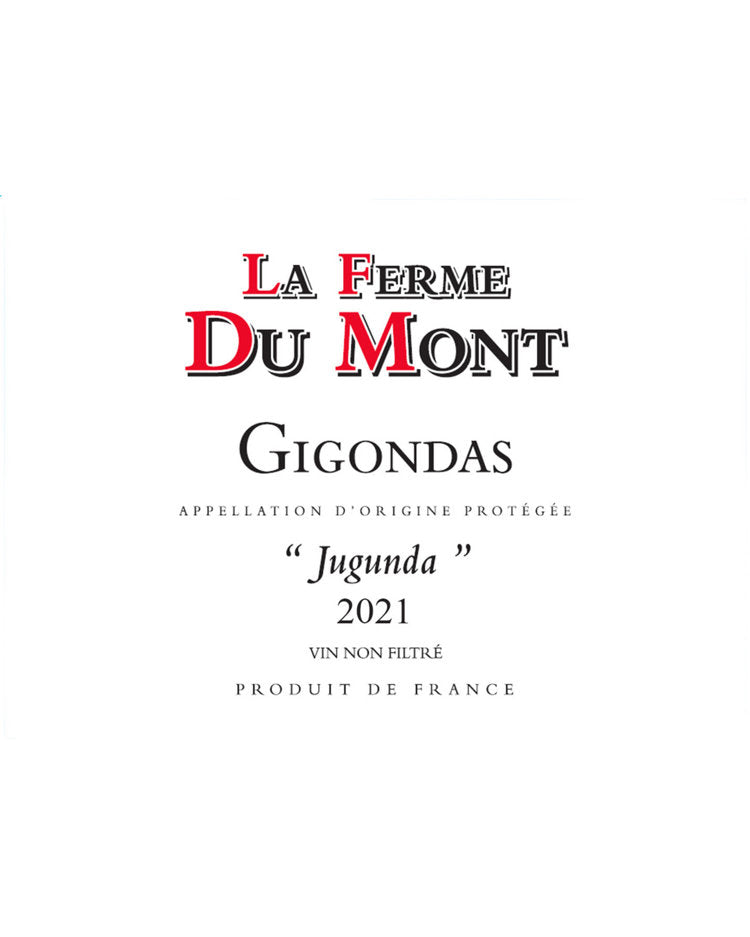 2021 Stephane Vedeau La Ferme du Mont Gigondas Cotes Jugunda 750ml
