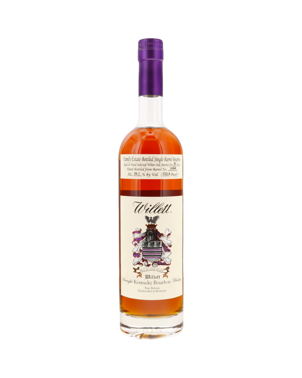 2023 Willett Family Estate Single Barrel 10 Year Barrel 2068 Pac Edge CA 123.4 proof Kentucky Straight Bourbon Whiskey