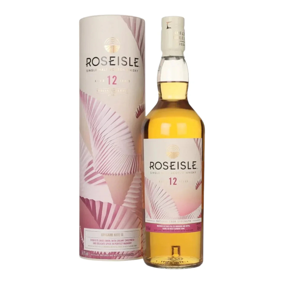 2024 Roseisle The Origami Kite Natural Cask Strength 12 Year Old Single Malt Scotch Whisky