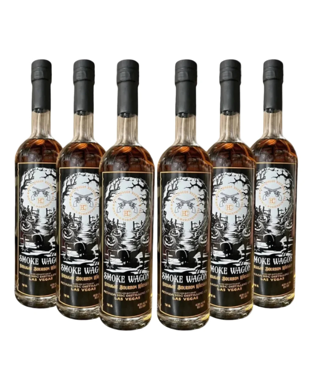 2024 Smoke Wagon Halloween Edition Small Batch Straight Bourbon Whiskey 6-Pack (Pre-Sale)