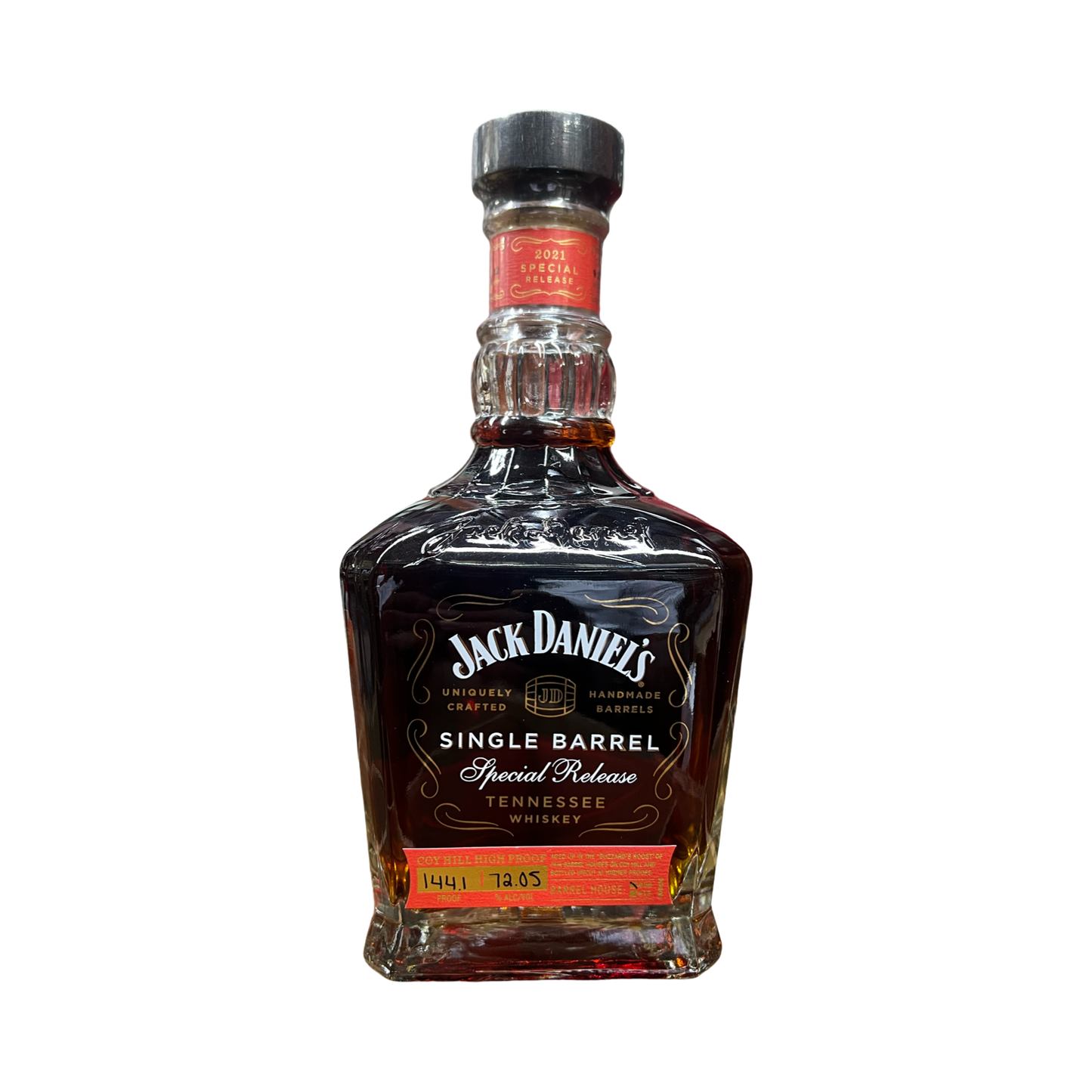Jack Daniel's Single Barrel Special Release Coy Hill High Proof Whiskey 750ml (144.1 Proof)
