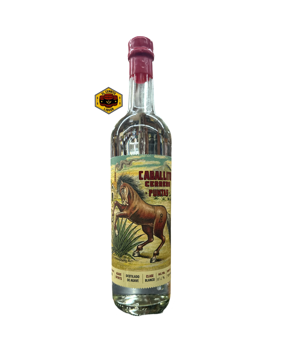 Caballito Cerrero Azul Puntas Blanco Agave Spirits 750ml