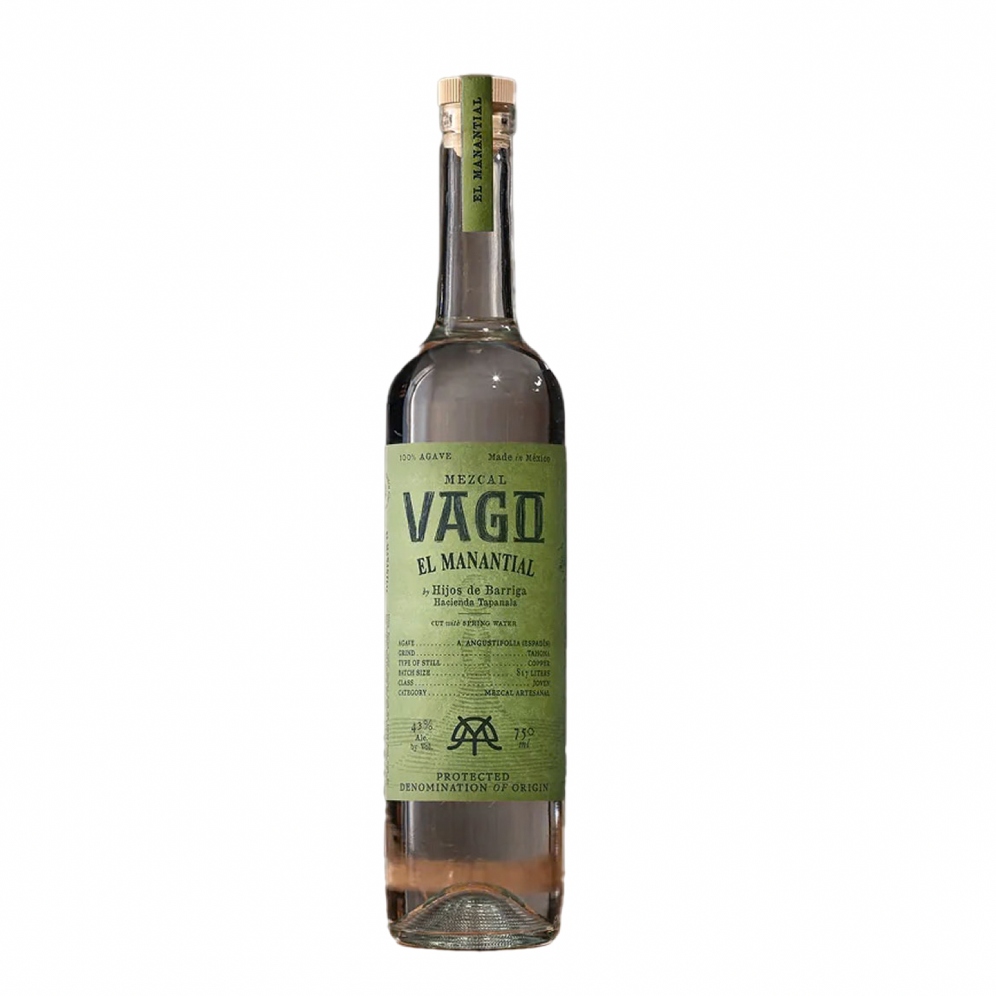 Vago El Manantial by Hijos de Barriga Joven Mezcal 750ml
