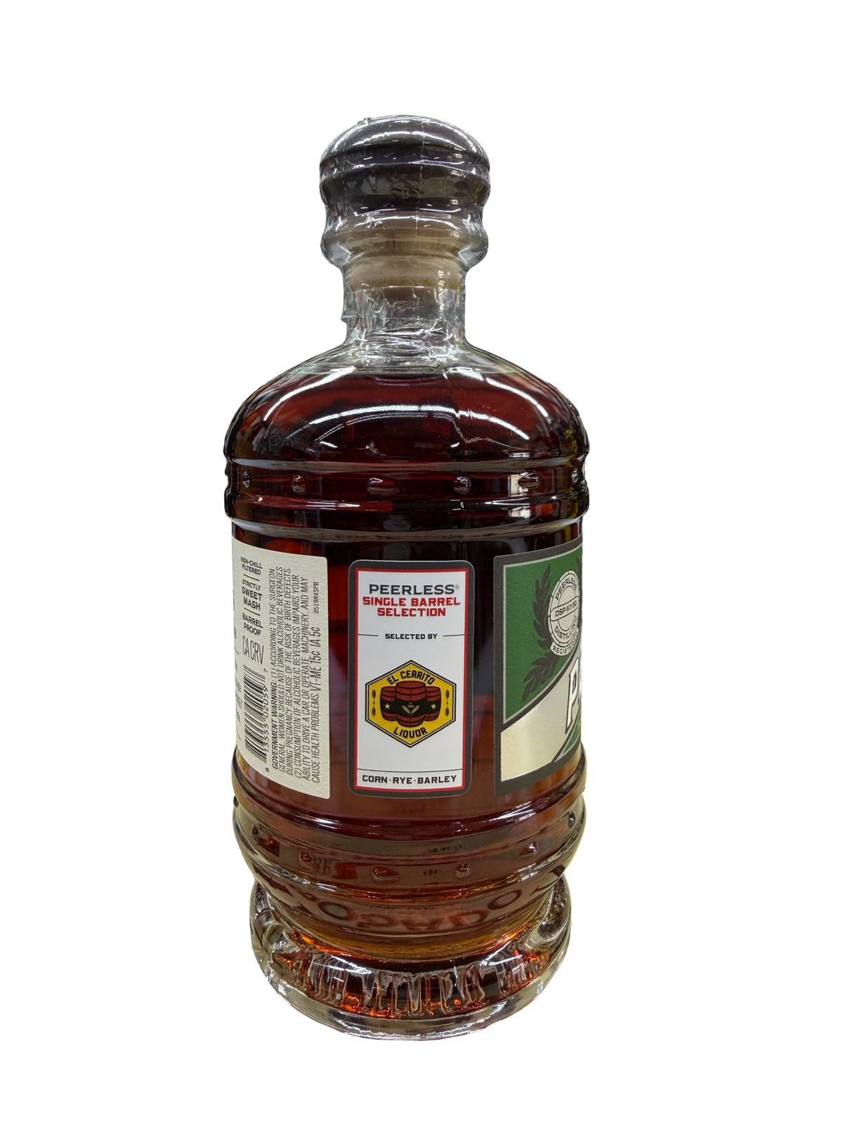 Peerless Distilling Single Barrel Rye Whiskey 111.9 proof - Selected by El Cerrito liquor