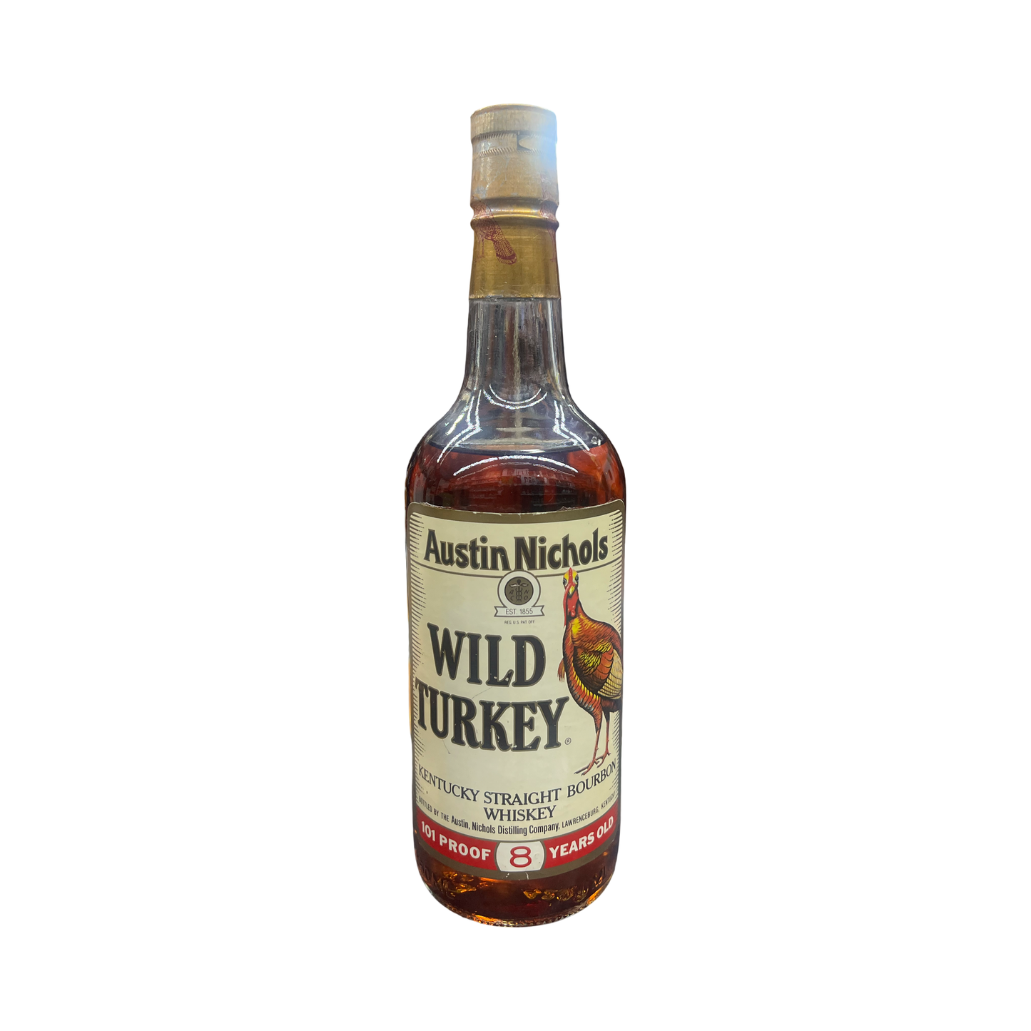 1988 Wild Turkey 8 Year Old Kentucky Straight Bourbon Whiskey 750ml