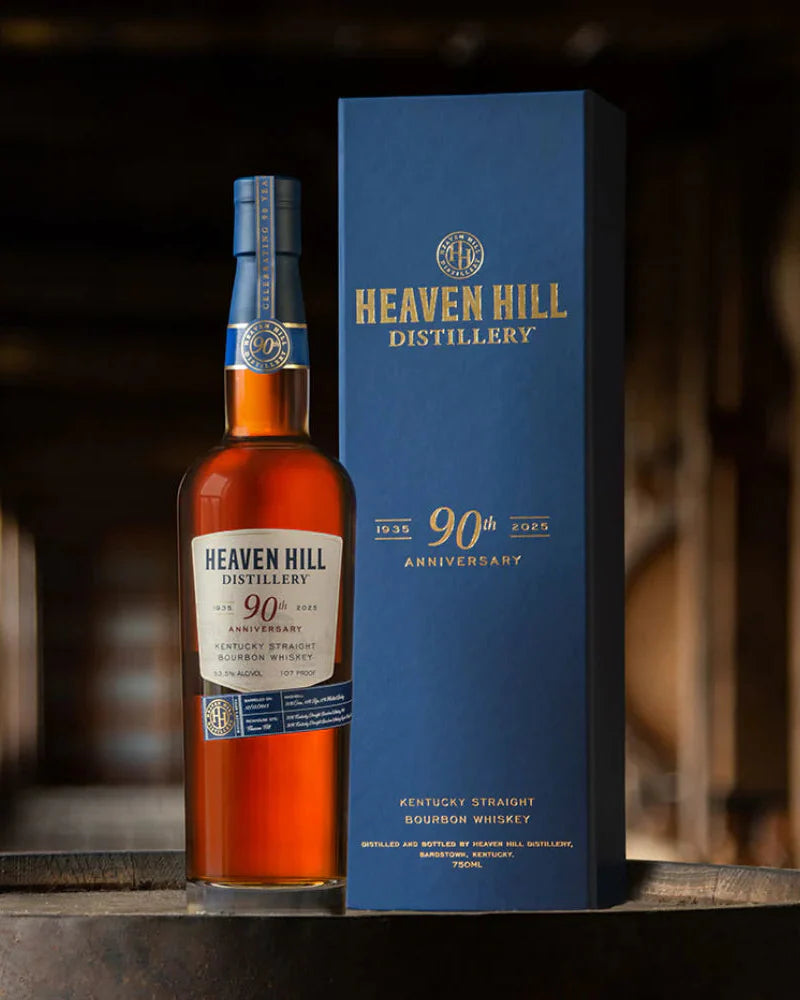 Heaven Hill 90th Anniversary Historic Tribute 9 Year Bourbon Old Kentucky Straight Bourbon Whiskey 750ml