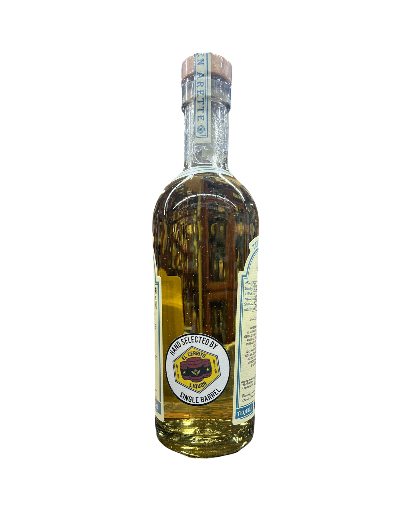 Arette Single Barrel El Cerrito Liquor Store Pick Anejo Tequila