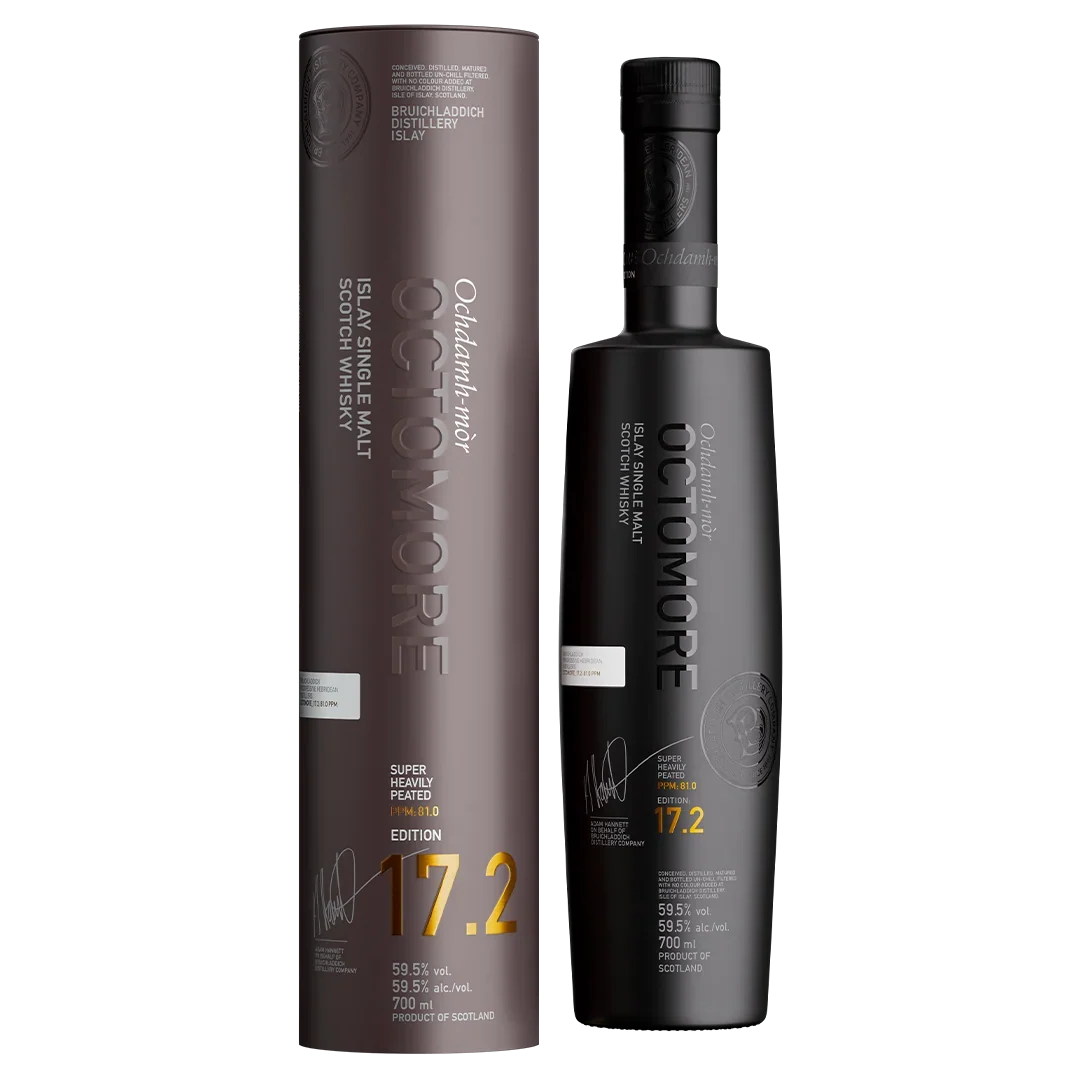 Bruichladdich Octomore 17.2 Edition Super Heavily Peated Islay Single Malt Scotch Whisky