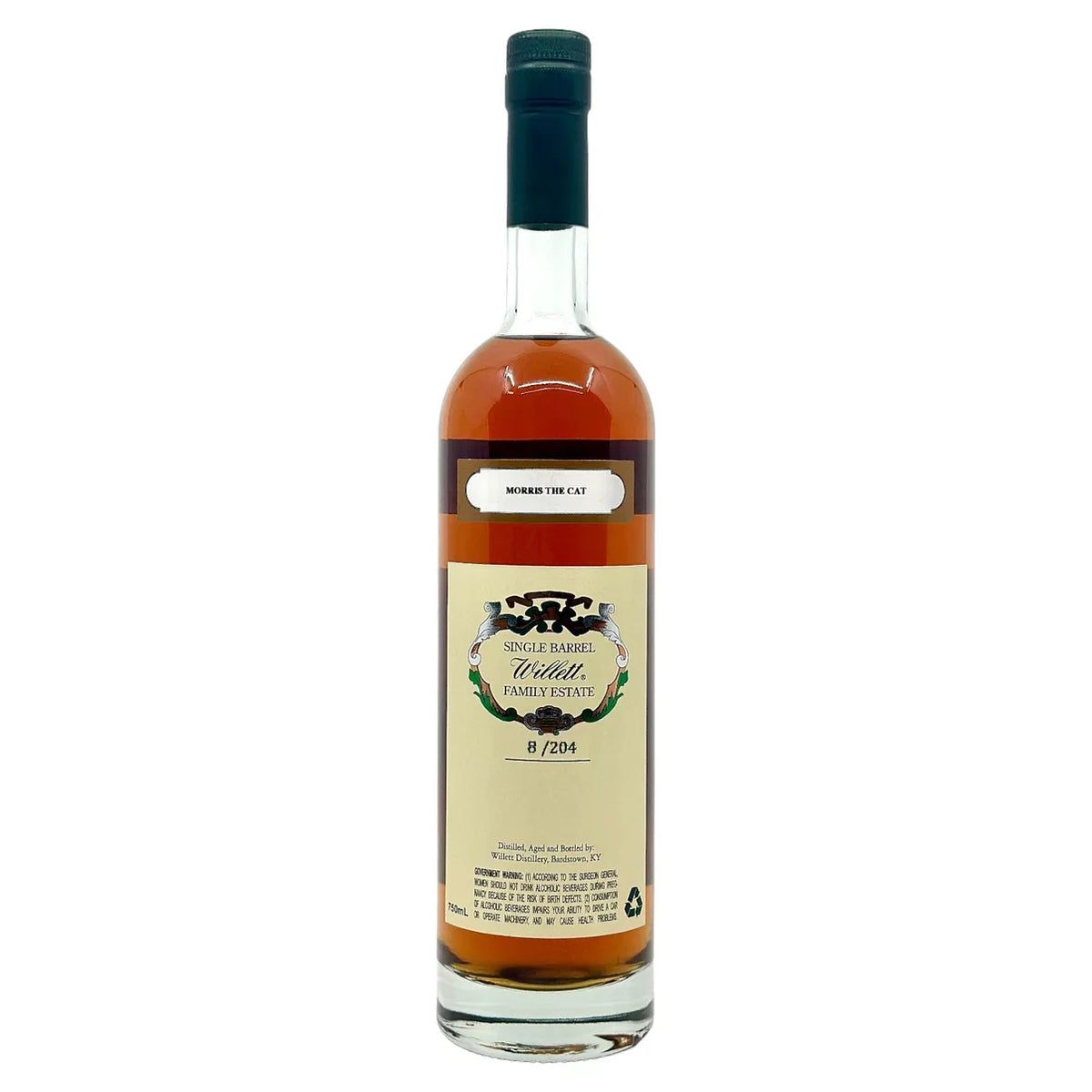Willett Family Estate Bottled Single Barrel 7 Year Old Barrel No. 2342 Morris The Cat Kentucky Straight Rye Whiskey