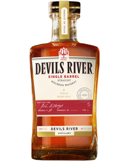 Devils River SIngle Barrel Straight Bourbon Whiskey 750ml