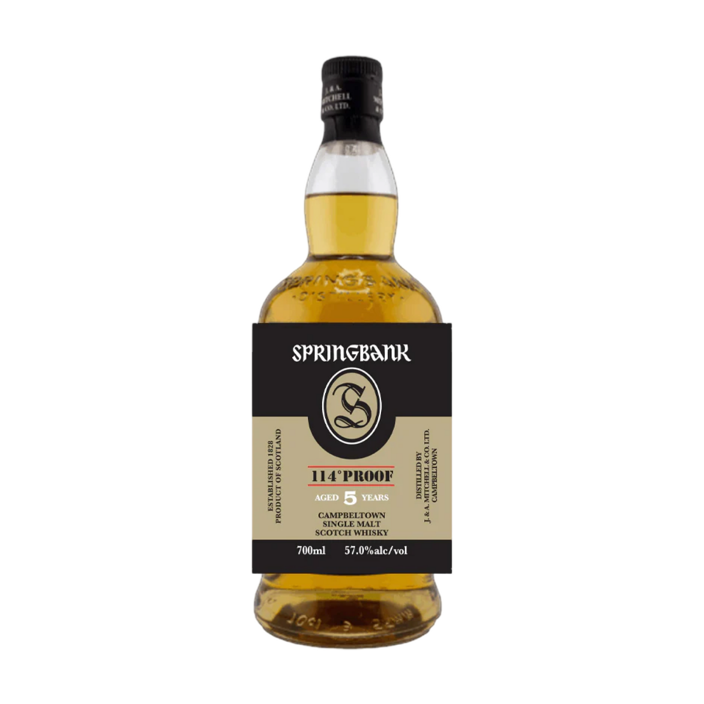 Springbank 5 Year Old Scotch Whisky 114 Proof