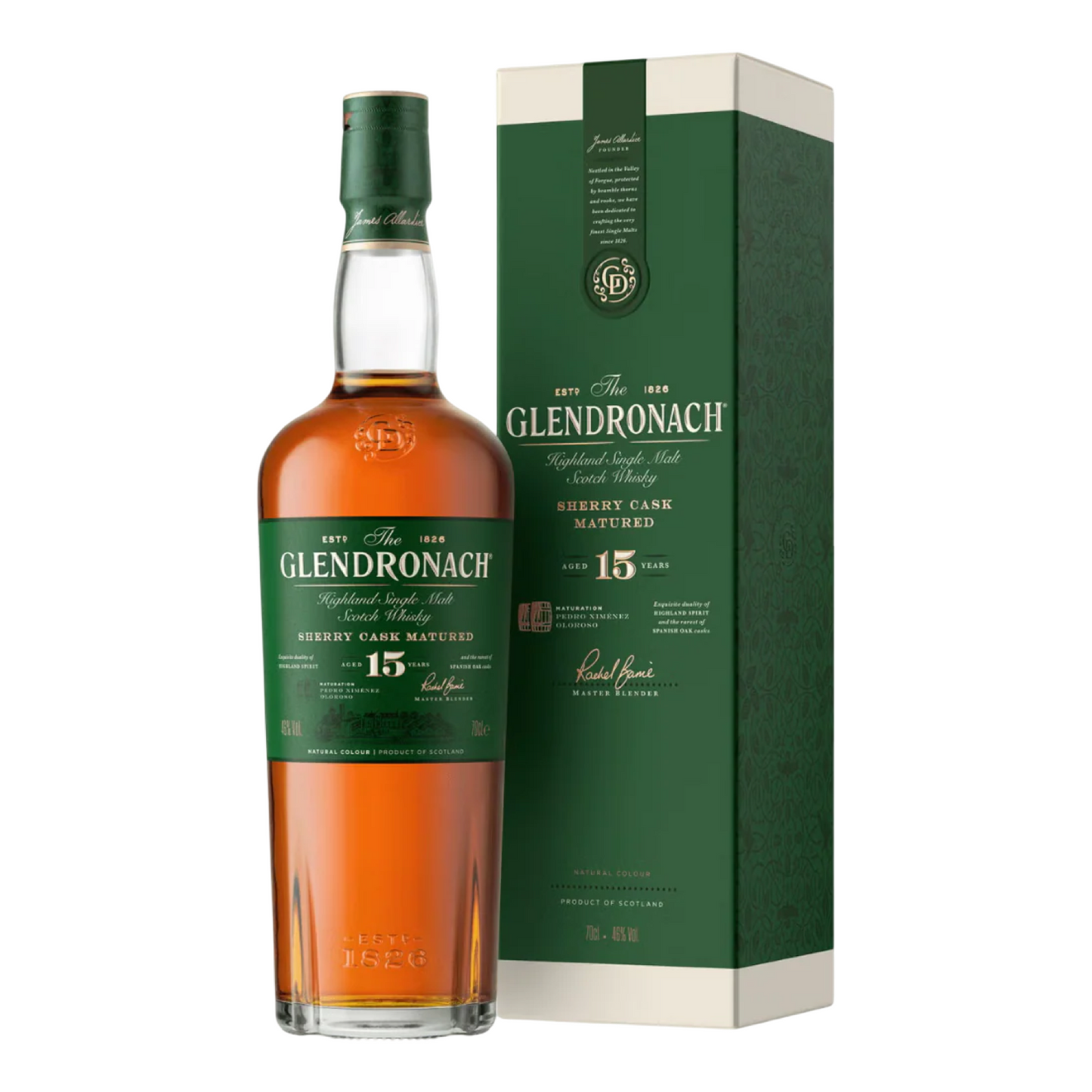 Glendronach 15 Year Old Single Malt Scotch Whisky 700ml