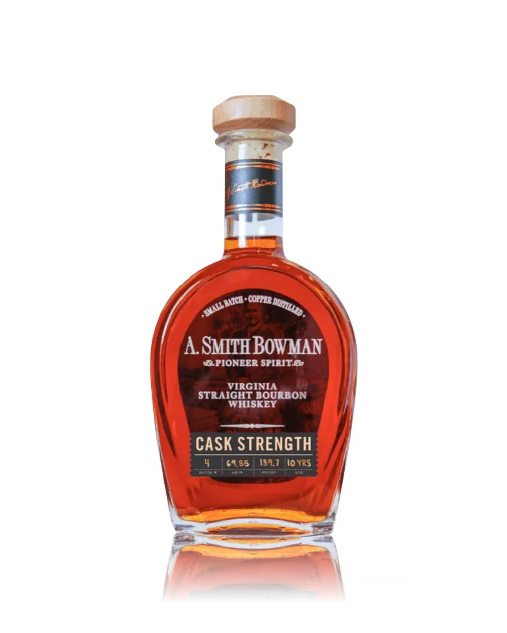 A. Smith Bowman 10 Year Old Batch #4 Cask Strength Bourbon Whiskey