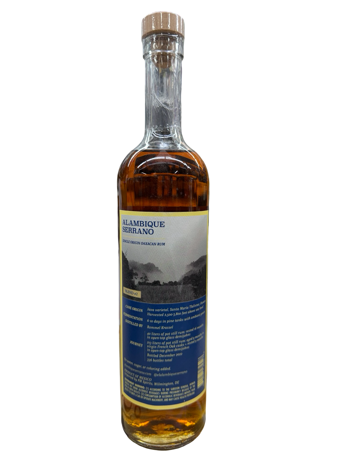 Alambique Serrano Single Origin Oaxacan Rum – Blend #2 64.1%ABV