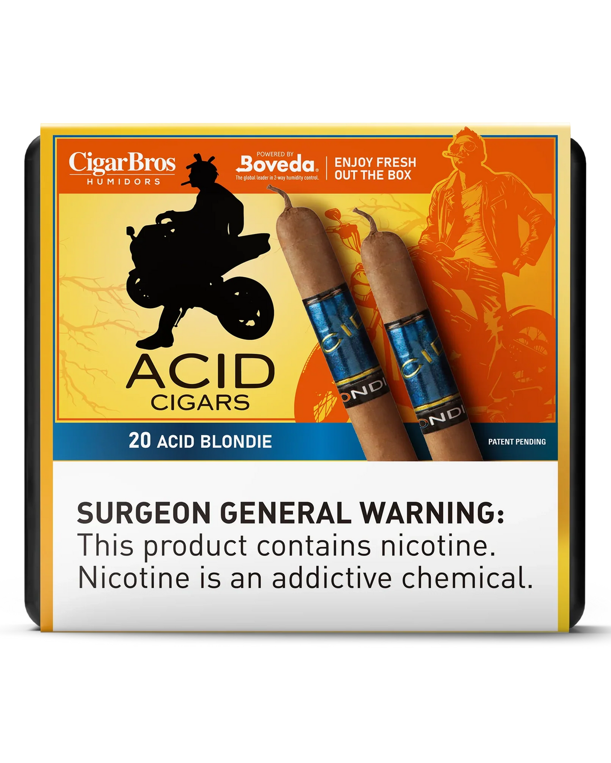 Acid Blondie Cigar With Personal Humidor by CigarBros (Box of 20)