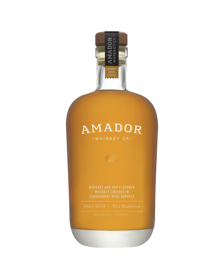 Amador Ten Barrels Straight California Small Batch Hop Flavored Whiskey 750ml