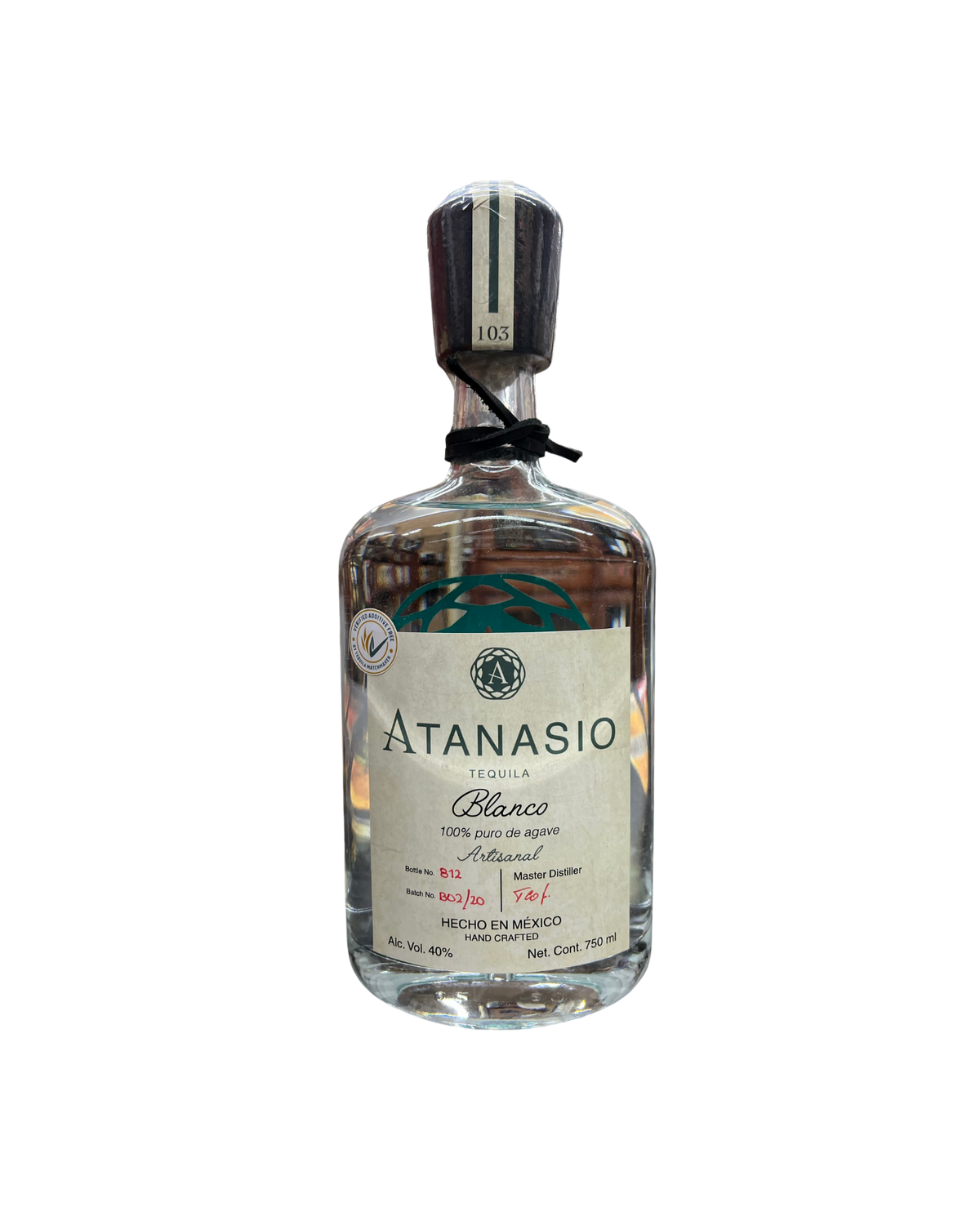 Atanasio Blanco Tequila 750ml
