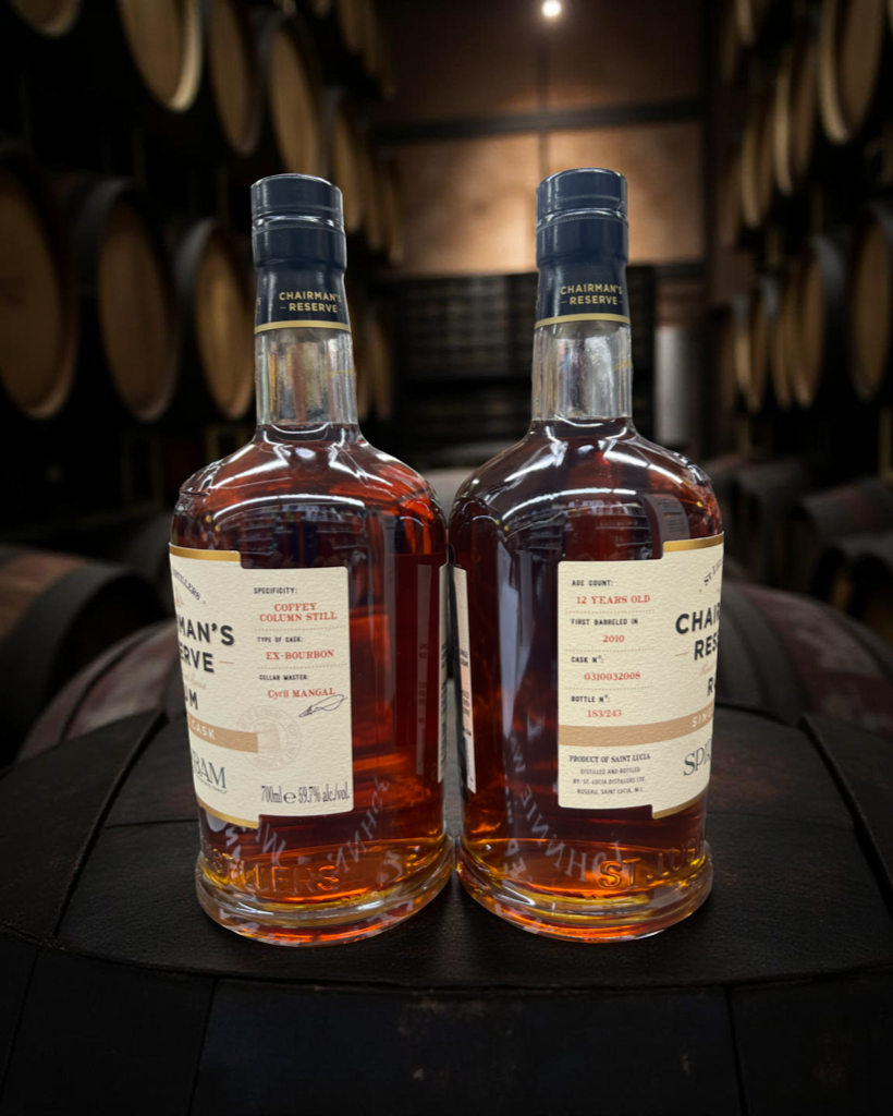 Saint Lucia Distillers Chairman's Reserve Horus Cooper’s Yield Selected Single Cask 12 Year Old Rum 700ml