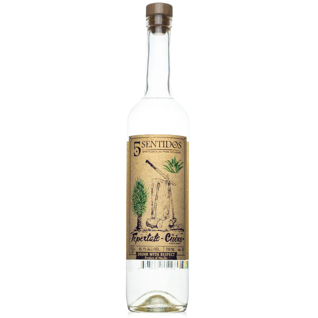 5 Sentidos Tepextate-Cuixe Mezcal