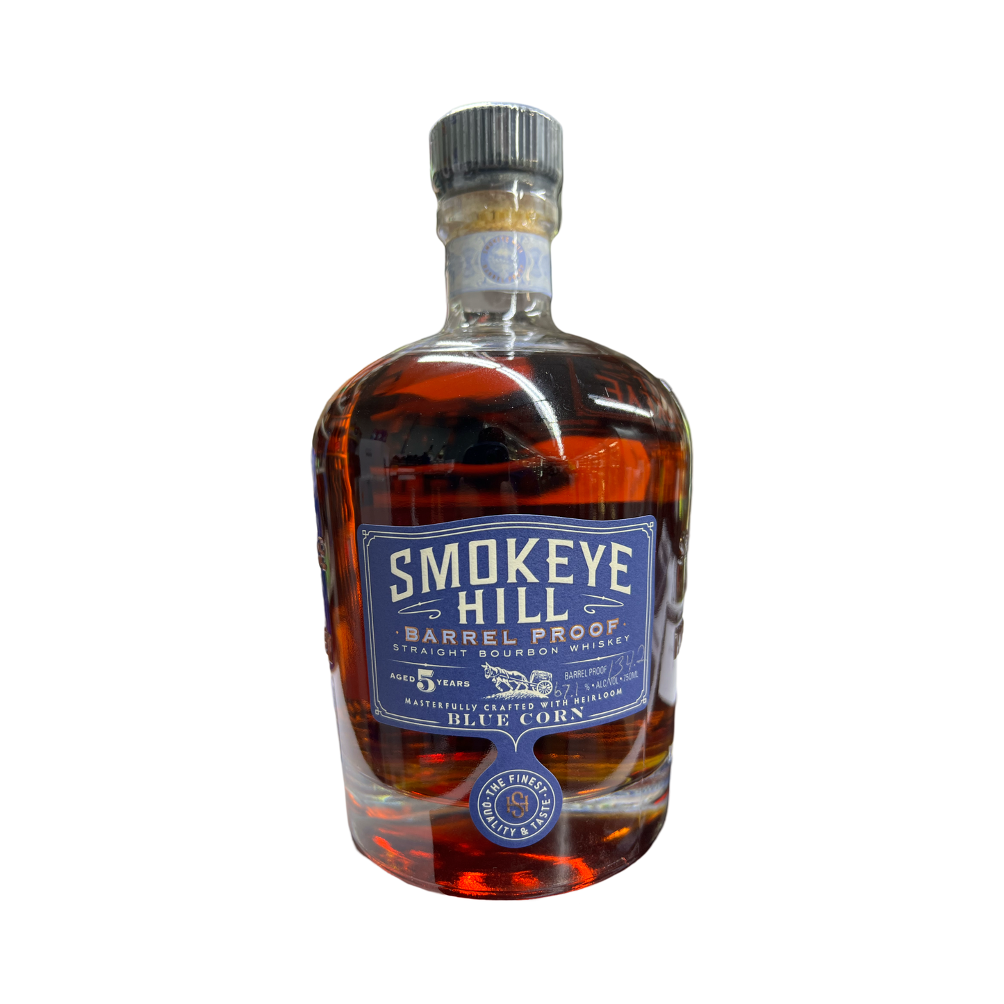 Smokeye Hill Barrel Proof Straight Bourbon Whiskey 750ml