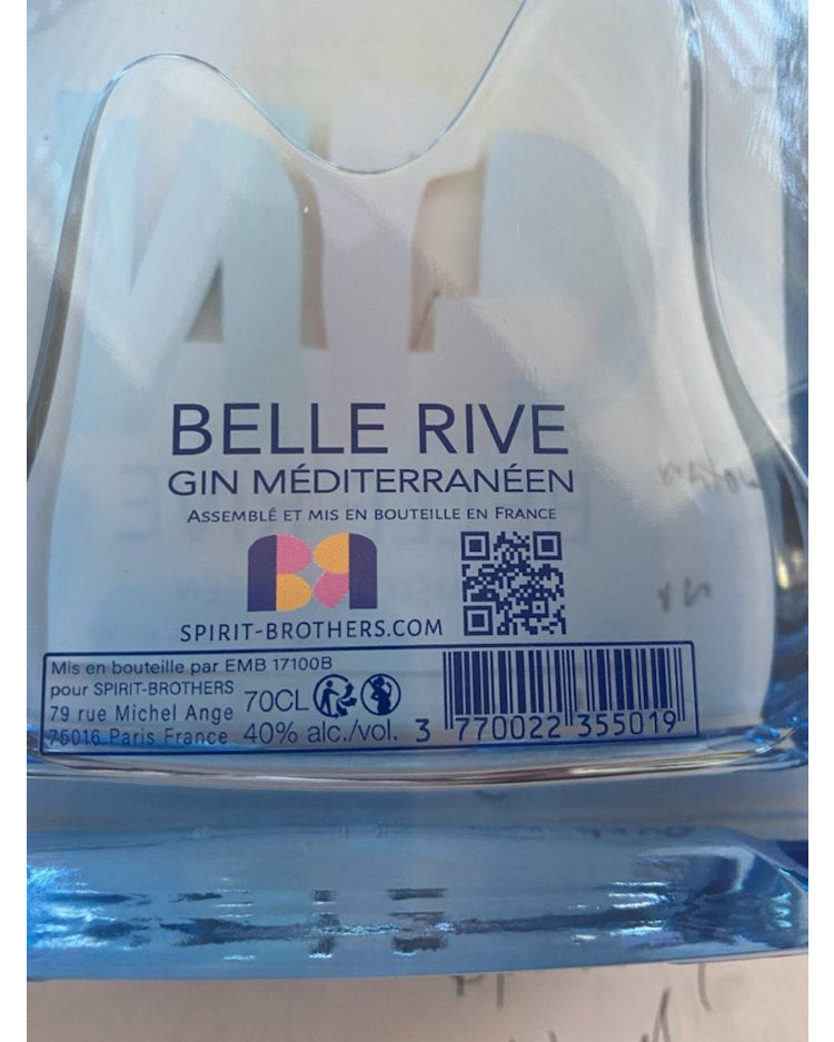 Belle Rive Mediterranean Gin 700ml