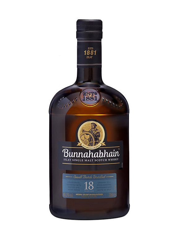 Bunnahabhain 18 Year Old Single Malt Scotch Whisky 750ml