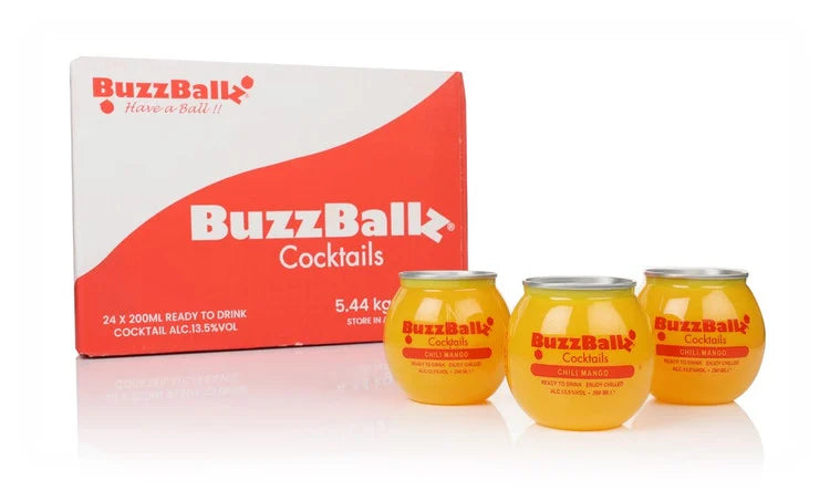 Buzz Ballz Chili Mango Cocktails 200ml Bundle 24-Pack