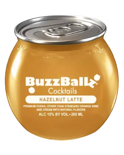 Buzz Ballz Hazelnut Latte Cocktails 200ml
