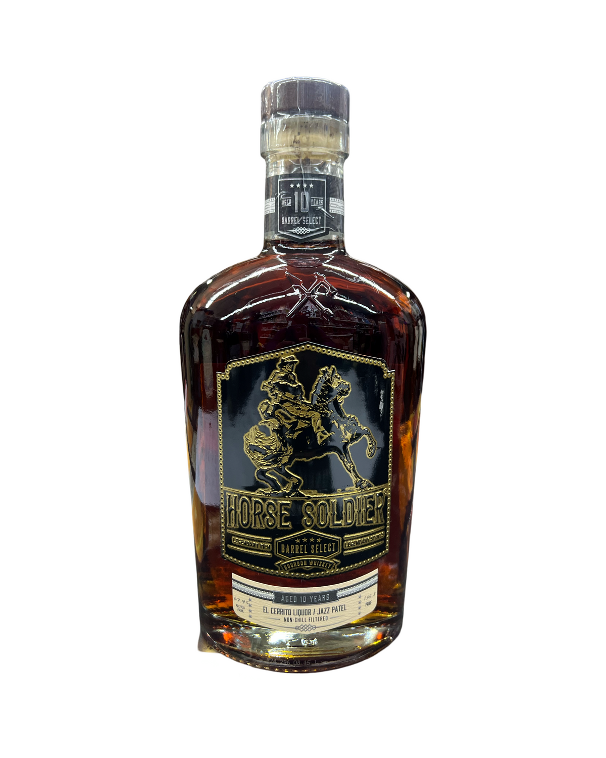 Horse Soldier Aged 10 Year Old Barrel Select Cask Strength El Cerrito Liquor Store Pick Bourbon Whisky