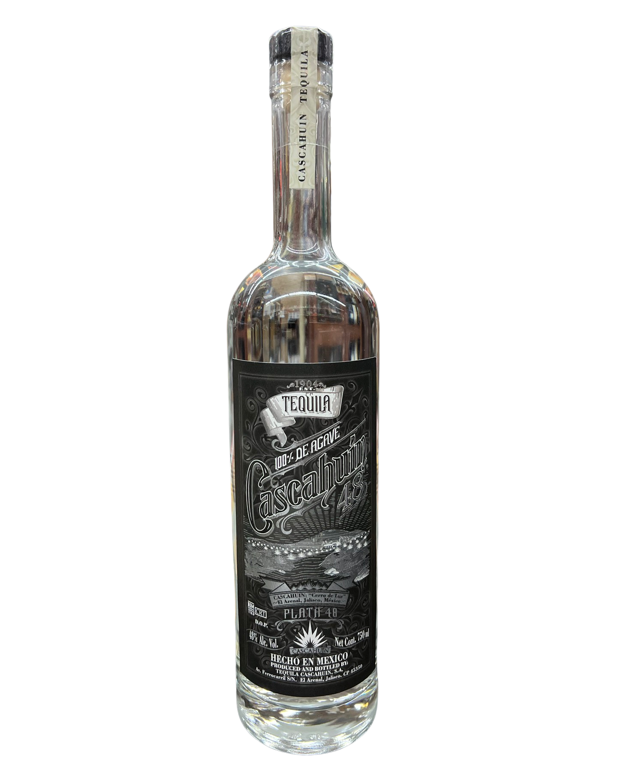 Cascahuin 48 Plata Tequila 750ml