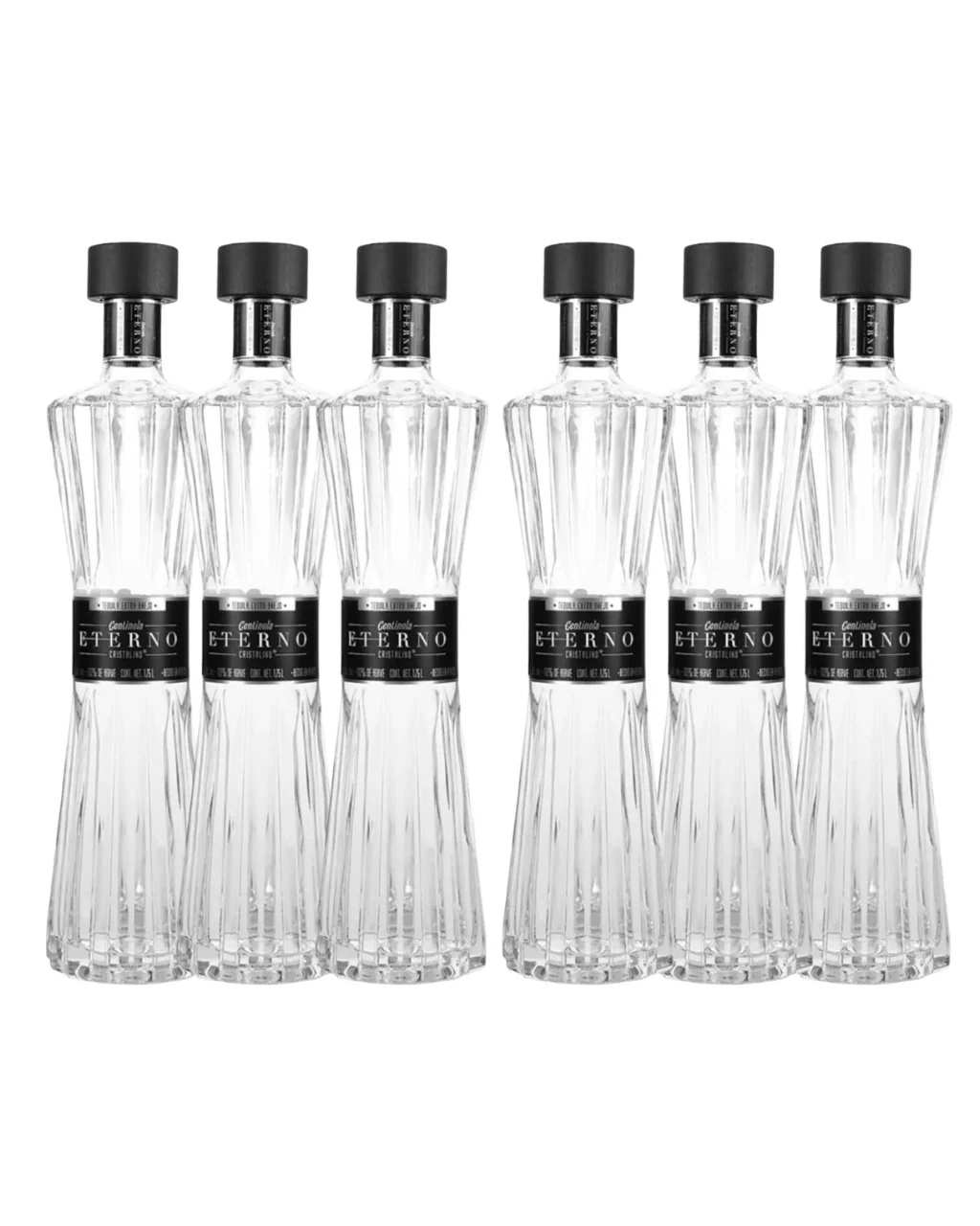 Centinela Eterno Cristalino Extra Anejo Tequila 750ml Bottle 6-Pack