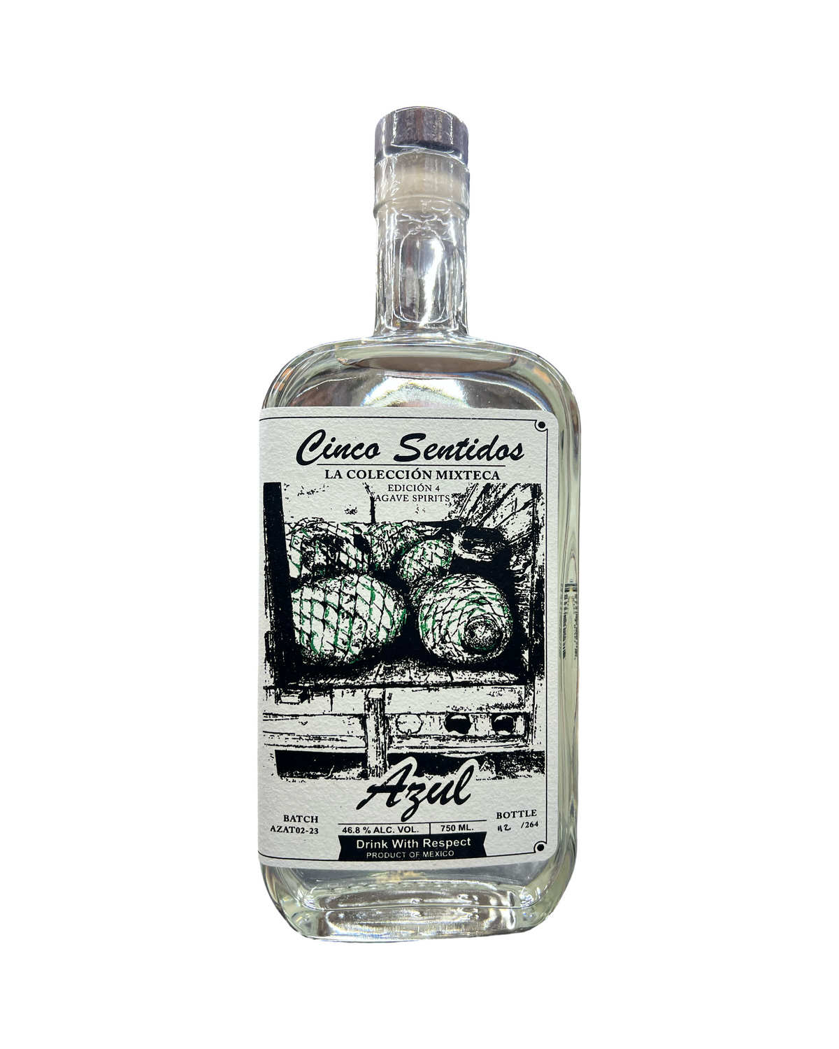 Cinco Sentidos (5 Sentidos) Coleccion Mixteca Azul 750ml