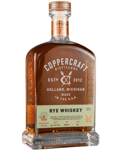 Coppercraft Distillery Straight Rye Whiskey 750ml