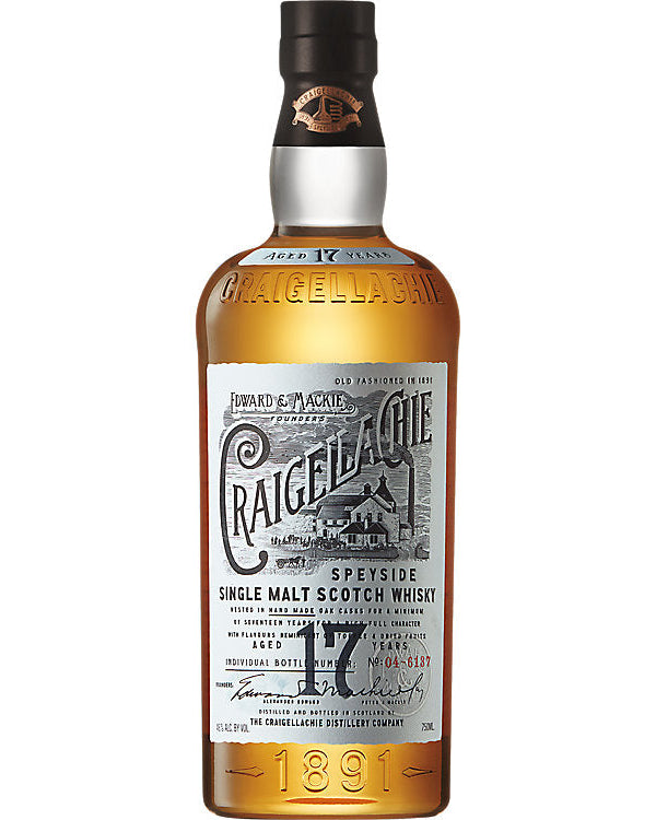 Craigellachie 17 Year Old Single Malt Scotch Whisky 750ml